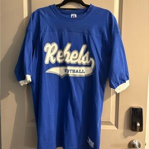 Blue Rebels Football T-Shirt